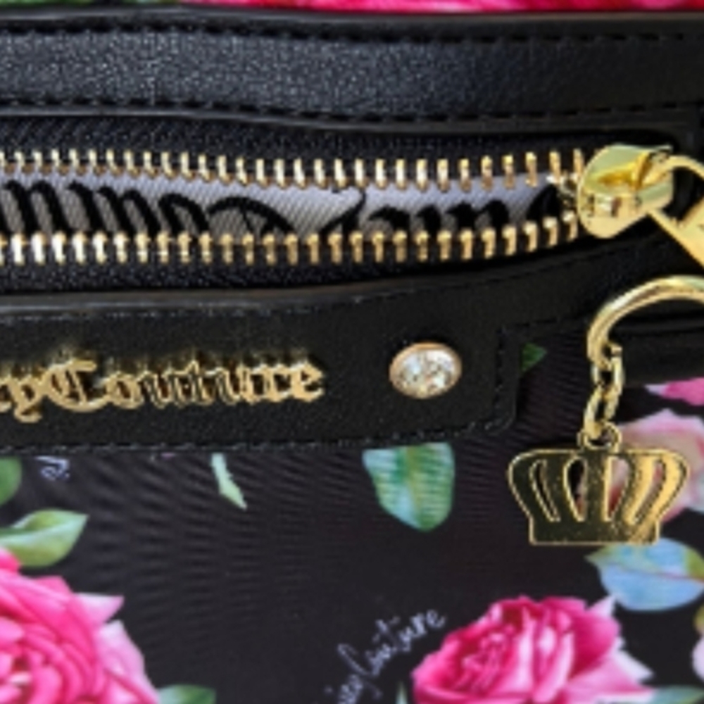 NWT JUICY COUTURE Overnighter Duffle & Backpack Convertible Bundle Travel Bag - Picture 9 of 17